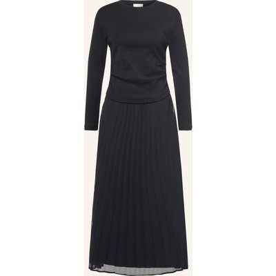 Claudie Pierlot Kleid Im Materialmix Mit Plissees schwarz
