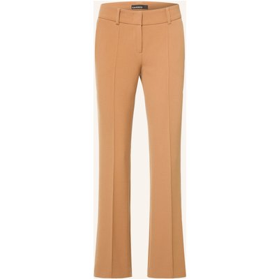 Cambio Bootcut-Hose Farah braun
