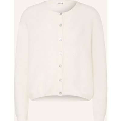 American Vintage Strickjacke Mit Alpaka weiss
