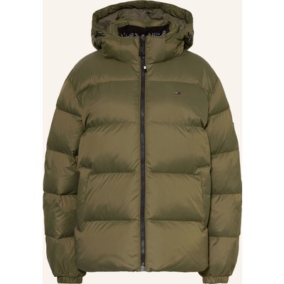 Tommy Jeans Daunenjacke Mit Abnehmbarer Kapuze gruen