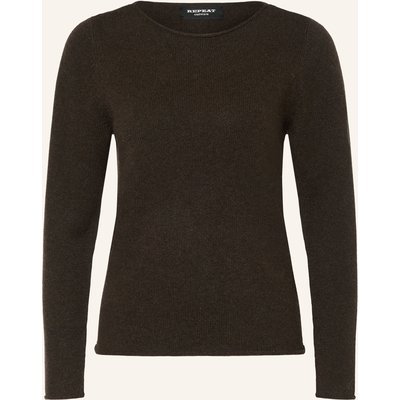 Repeat Cashmere-Pullover braun