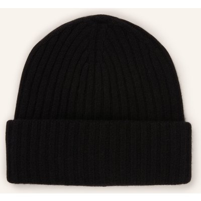 S.Marlon Cashmere-Mütze schwarz