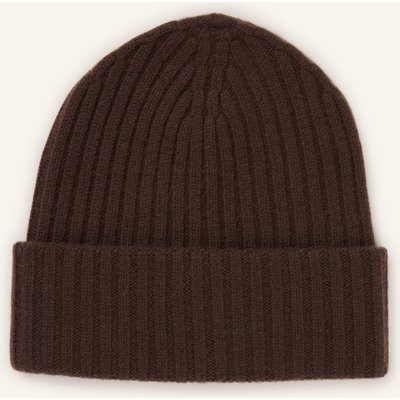 S.Marlon Cashmere-Mütze braun