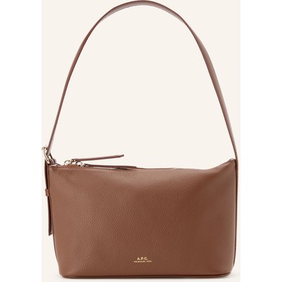 A.P.C. Schultertasche braun