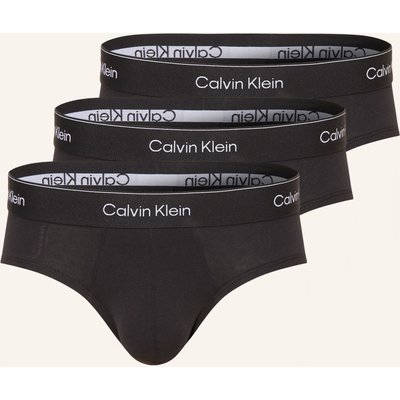 Calvin Klein 3er-Pack Boxershorts Icon Cotton Stretch schwarz