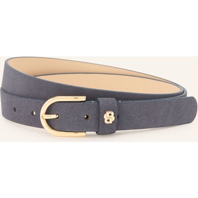 Boss Ledergürtel Scarlet blau