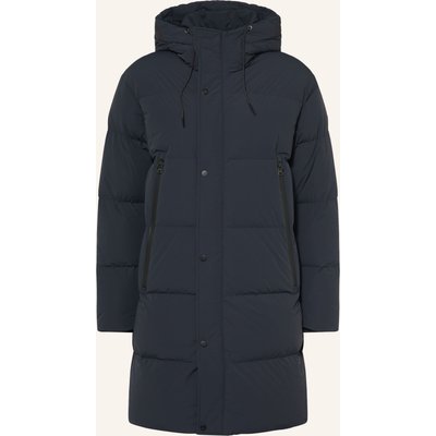 Duno Daunenmantel Hyperone blau