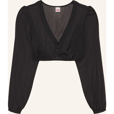 Spieth & Wensky Dirndlbluse Efeu schwarz