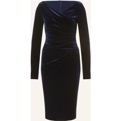 Talbot Runhof Cocktailkleid Aus Samt blau