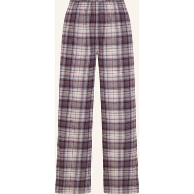 Skims Schlafhose Flannel Aus Flanell rot