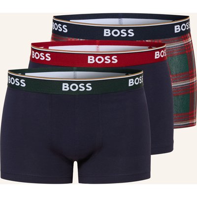 Boss 3er-Pack Boxershorts Power rot