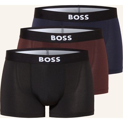 Boss 3er-Pack Boxershorts One braun