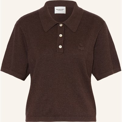Marant Étoile Strick-Poloshirt Althea braun