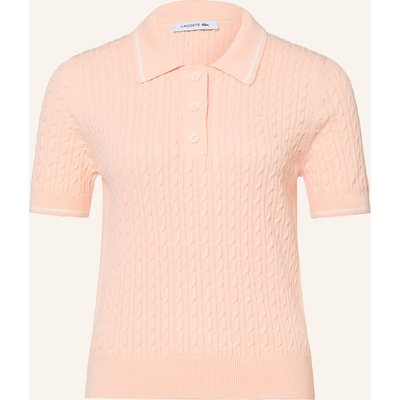 Lacoste Strick-Poloshirt rosa