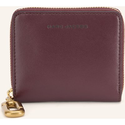 Marc Jacobs Geldbörse The Scene Slim Compact Wallet rot