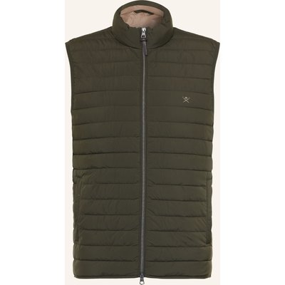Hackett London Steppweste Gilet gruen