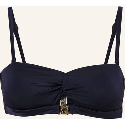 Boss Bandeau-Bikini-Top Bandeau blau