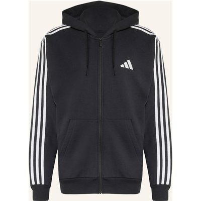 Adidas Sweatjacke Essentials 3-Streifen schwarz