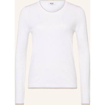 Liu Jo Pullover Mit Glitzergarn weiss