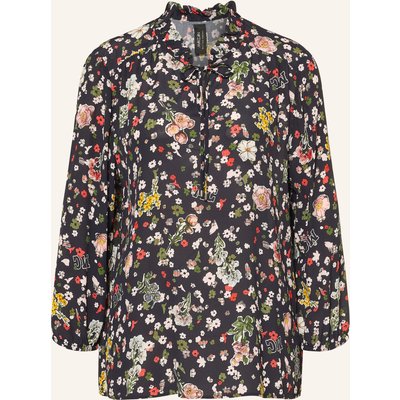 Marc Cain Blusenshirt Mit 3/4-Arm Und Rüschen blau