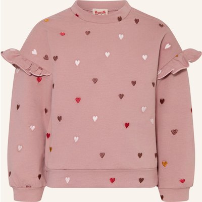 Hust And Claire Sweatshirt Hcsicillia Mit Rüschen rosa