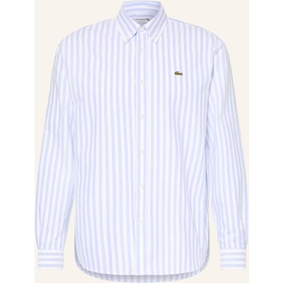 Lacoste Oxfordhemd Regular Fit blau