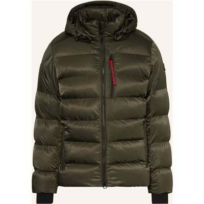 Wellensteyn Steppjacke Blackbird Mit Abnehmbare Kapuze gruen
