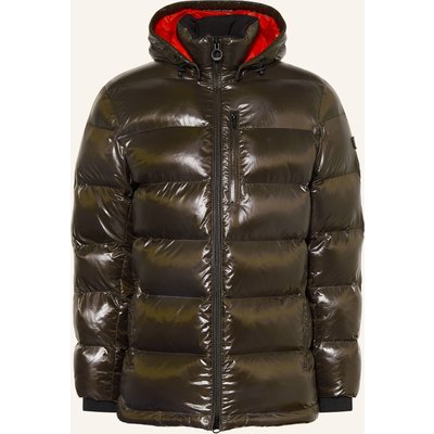 Wellensteyn Steppjacke Blackbird Mit Abnehmbarer Kapuze gruen