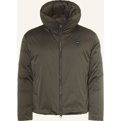 Blauer Daunenjacke Mellen gruen