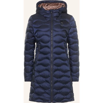 Blauer Daunenjacke Lyne Mit Schmucksteinen blau