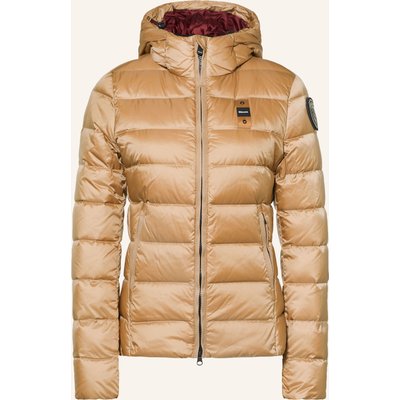 Blauer Lightweight-Daunenjacke Charme beige