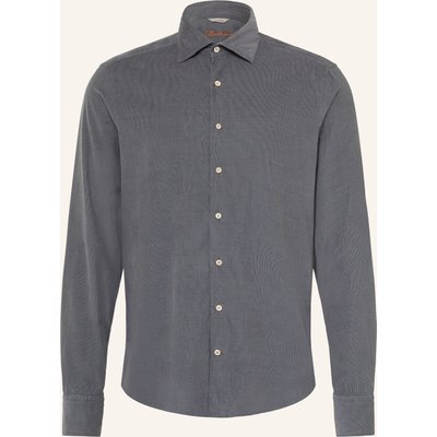Stenströms Cordhemd Slimline Fit grau