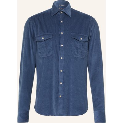 Stenströms Cordhemd Regular Fit blau