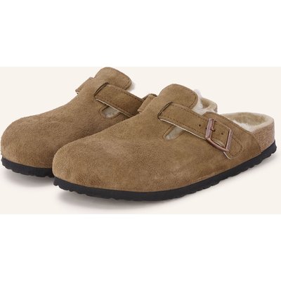 Birkenstock Pantoletten Boston Shearling braun