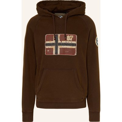 Napapijri Hoodie B-Archive braun