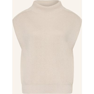 Peserico Pullunder Mit Glitzergarn beige