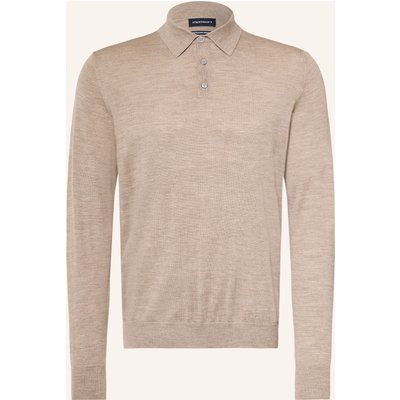Strokesman's Strick-Poloshirt Aus Merinowolle beige