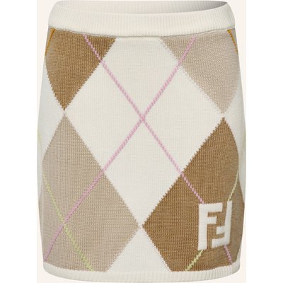 Fendi Strickrock weiss