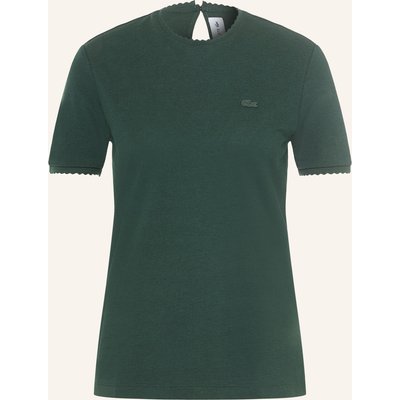 Lacoste T-Shirt Aus Piqué gruen