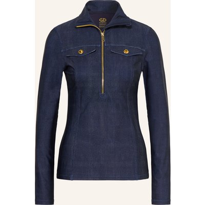 Goldbergh Midlayer Yunnai Mit Nieten blau