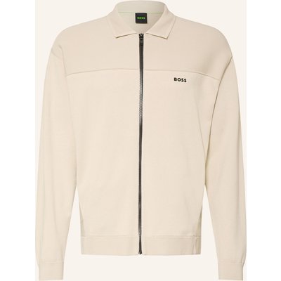 Boss Strickjacke Network beige