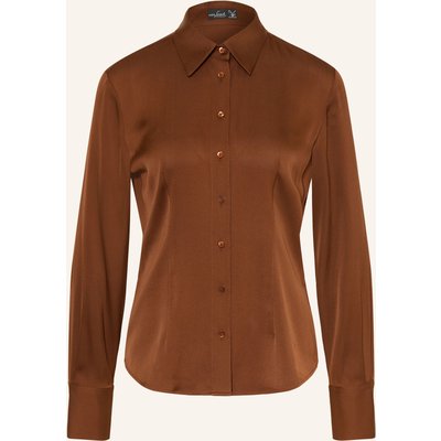 Van Laack Hemdbluse Vl-Uliz-Xx Mit Seide braun