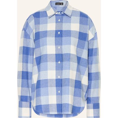 Van Laack Hemdbluse Vl-Besna-Svkn Aus Flanell blau