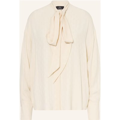 Etro Schluppenbluse Mit Seide beige