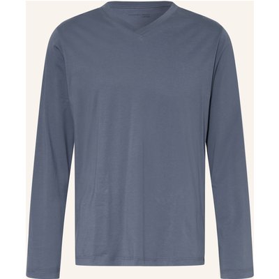 Schiesser Schlafshirt Mix + Relax blau