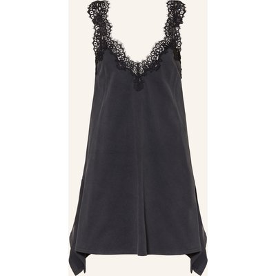 Stella Mccartney Jerseykleid Mit Spitze schwarz