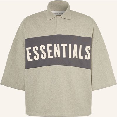 Essentials - Fear Of God Sweat-Poloshirt Mit 3/4-Arm beige