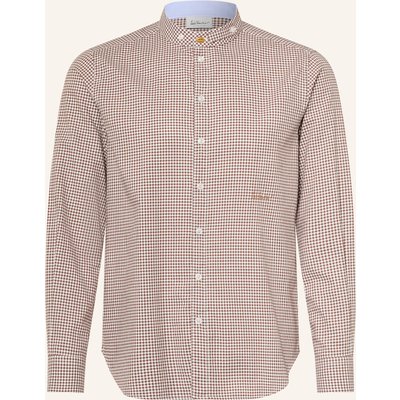 Luis Trenker Hemd Lubernet Regular Fit Mit Stehkragen braun