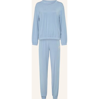 Schiesser Schlafanzug Casual Fashion blau