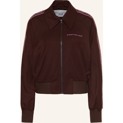 Marc O'polo Denim Blouson Mit Galonstreifen braun